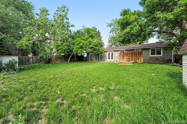 11625 Bellaire Way, Thornton, CO 80233 - view of yard featuring cooling unit and french doors