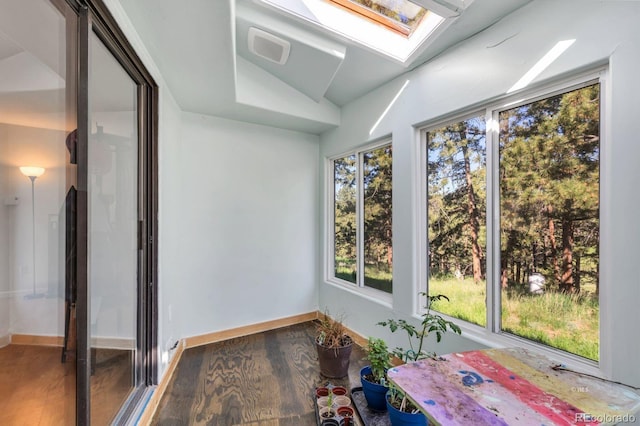 9591 State Highway 96, Westcliffe, CO 81252 - sunroom / solarium with vaulted ceiling, healthy amount of natural light, and a skylight
