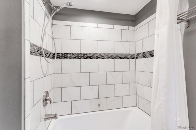 9591 State Highway 96, Westcliffe, CO 81252 - full bath featuring shower / bathtub combination with curtain