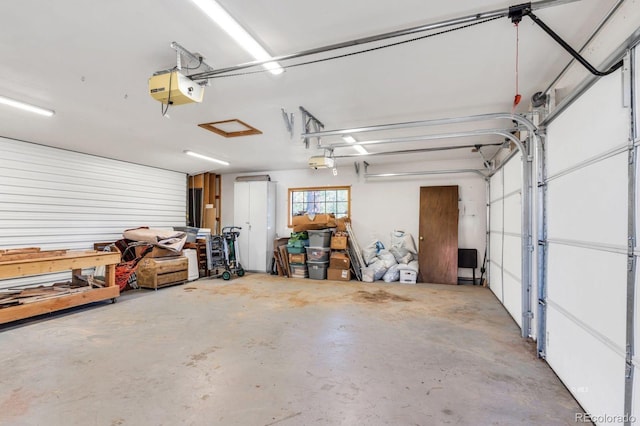 9591 State Highway 96, Westcliffe, CO 81252 - garage featuring a garage door opener