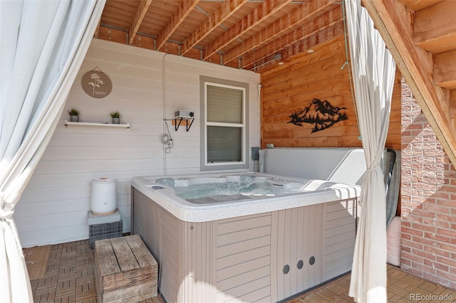4464 E 139th Ave, Thornton, CO 80602 - view of patio / terrace with a hot tub