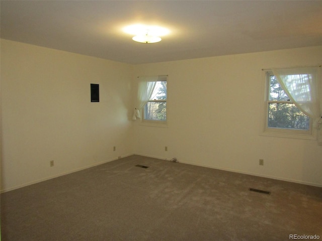 unfurnished room with carpet