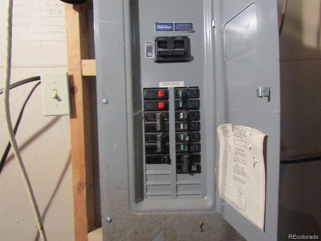 utilities with electric panel