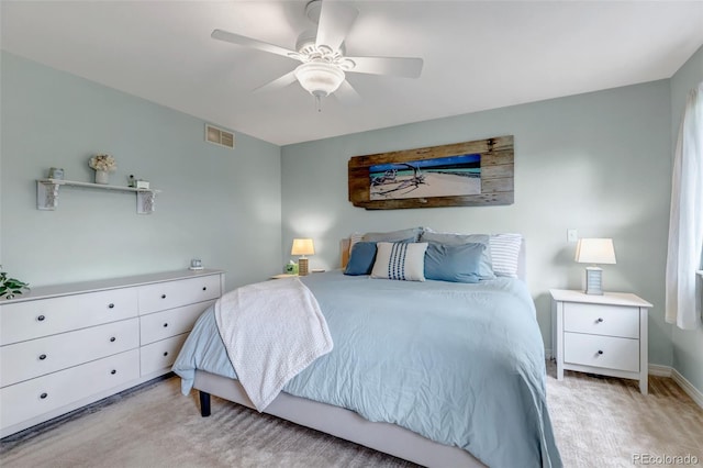 4578 Quandary Peak St, Brighton, CO 80601 - bedroom featuring light carpet and a ceiling fan