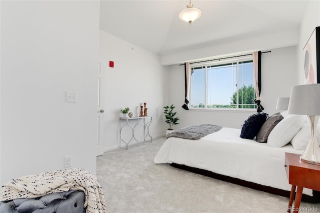 804 Summer Hawk Dr Unit 7301, Longmont, CO 80504 - carpeted bedroom featuring vaulted ceiling and baseboards