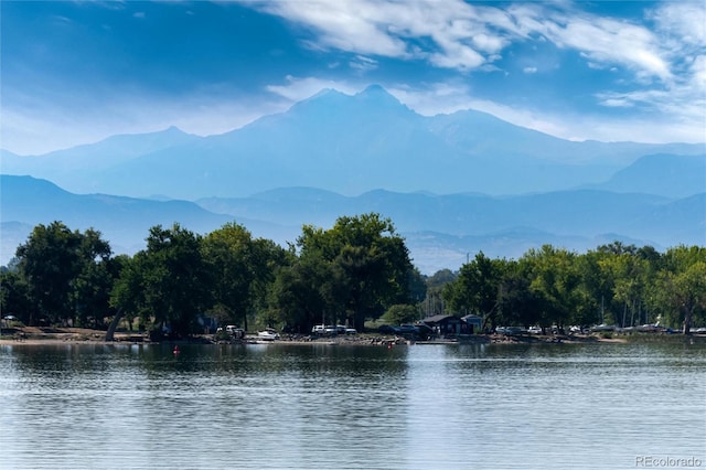 804 Summer Hawk Dr Unit 7301, Longmont, CO 80504 - water view with a mountain view