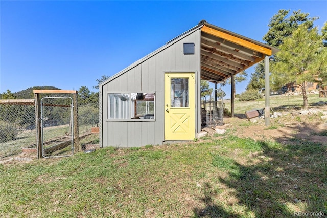377 Homestead Rd, Bailey, CO 80421 - view of outbuilding with a gate