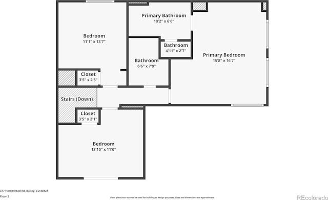 377 Homestead Rd, Bailey, CO 80421 - view of room layout