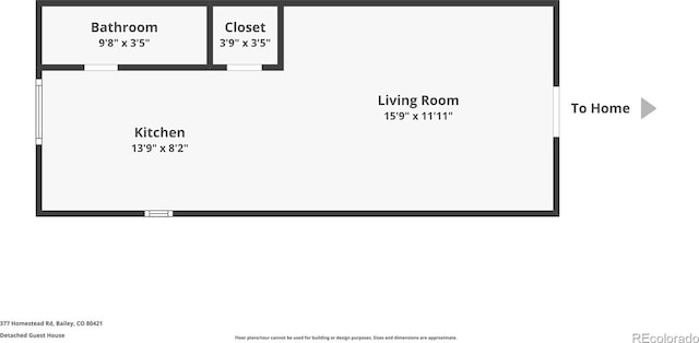 377 Homestead Rd, Bailey, CO 80421 - view of property floor plan
