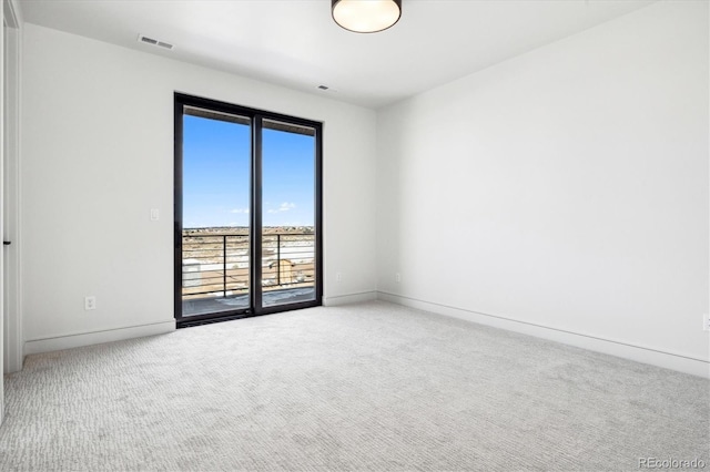 carpeted empty room with a wealth of natural light