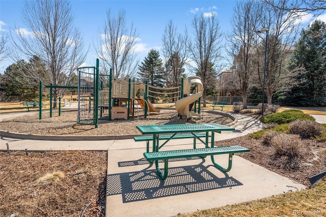 view of community play area