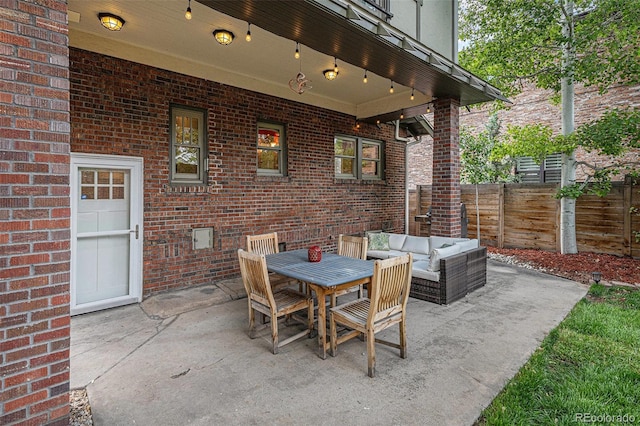 726 S Corona St, Denver, CO 80209 - view of patio / terrace with outdoor lounge area and outdoor dining space