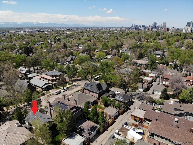 726 S Corona St, Denver, CO 80209 - view of property location with nearby suburban area and a mountainous background