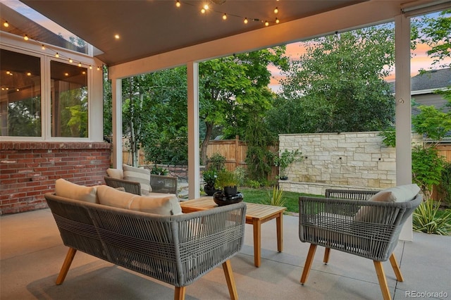 5528 S Jasper Way, Centennial, CO 80015 - view of patio / terrace with outdoor lounge area