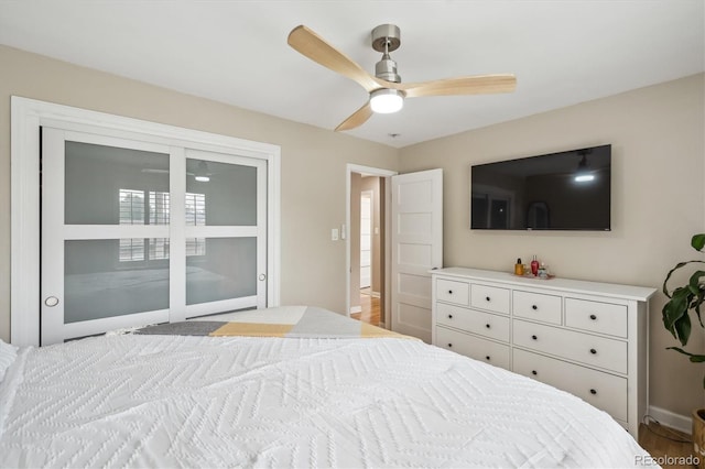 2664 Forest St, Denver, CO 80207 - bedroom featuring a ceiling fan