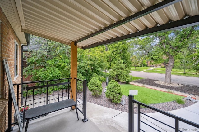 2664 Forest St, Denver, CO 80207 - view of patio featuring view of scattered trees