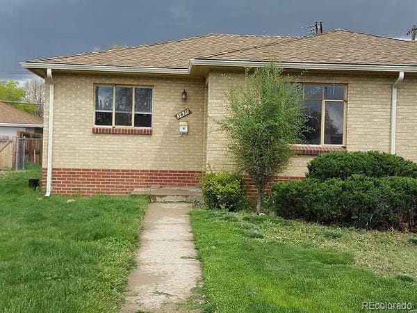 3820-3830 Pierce St, Wheat Ridge, CO 80033 - view of front facade with brick siding and roof with shingles