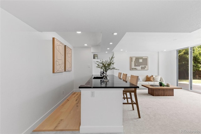 9161 W Lake Dr, Littleton, CO 80123 - dining space with recessed lighting and baseboards