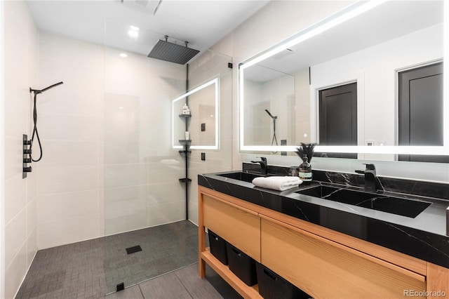 9161 W Lake Dr, Littleton, CO 80123 - full bath with double vanity and walk in shower