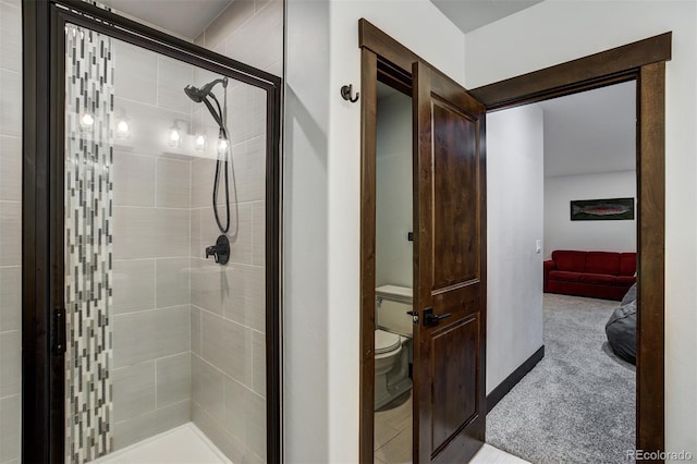 200 Quill, Fraser, CO 80442 - full bathroom featuring a stall shower and toilet