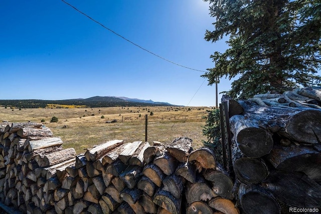 exterior space featuring a rural view