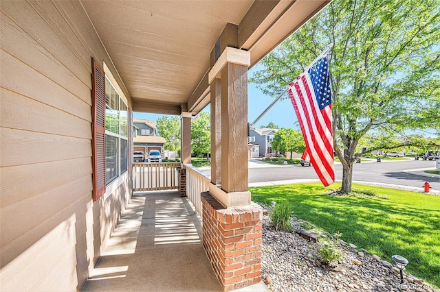 10289 Dresden St, Firestone, CO 80504 - porch featuring a yard