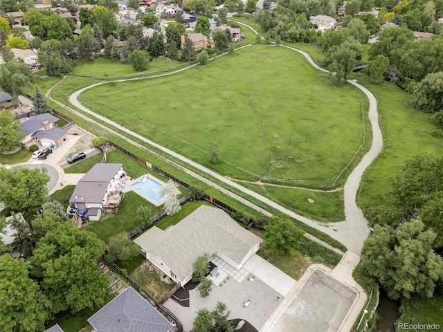 11762 W 34th Ave, Wheat Ridge, CO 80033 - aerial overview of property's location featuring nearby suburban area