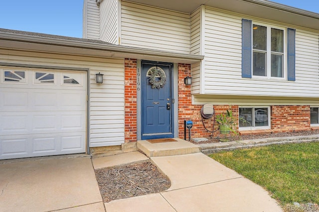 19196 E Kansas Dr, Aurora, CO 80017 - doorway to property with brick siding