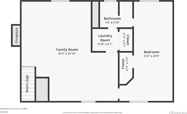 19196 E Kansas Dr, Aurora, CO 80017 - view of home floor plan