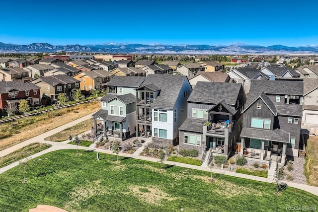 16546 Umatilla Pl, Broomfield, CO 80023 - view of front of property with a residential view and a mountain view