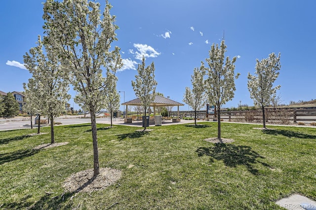 11323 Uptown Ave, Broomfield, CO 80021 - surrounding community with a gazebo, fence, and a yard