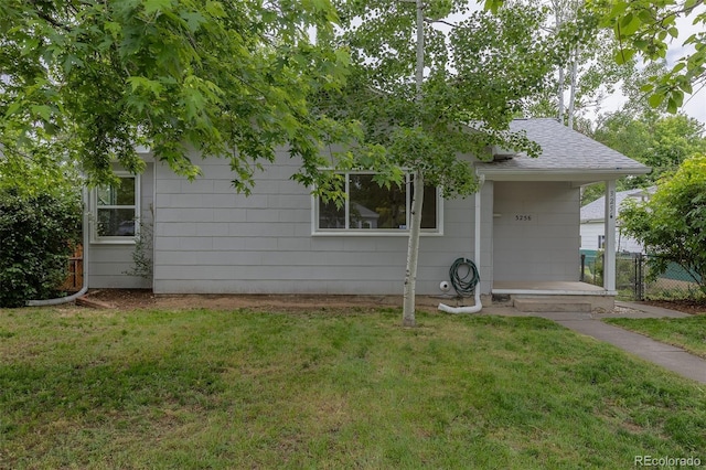 3256 S Ogden St, Englewood, CO 80113 - view of front of home with a shingled roof