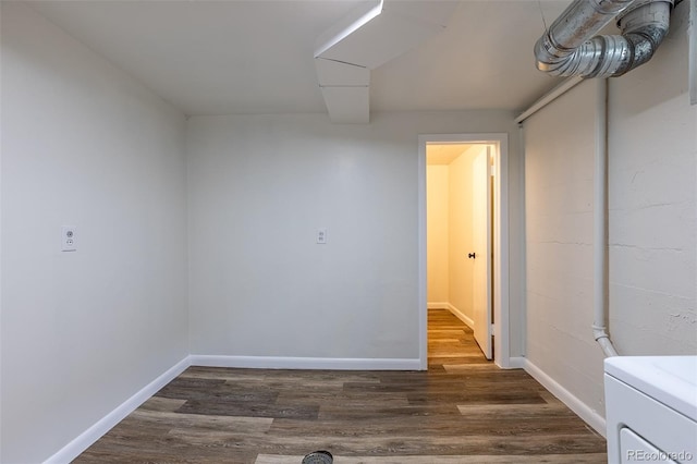3256 S Ogden St, Englewood, CO 80113 - unfurnished room with dark wood finished floors and baseboards