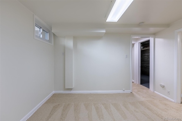 3256 S Ogden St, Englewood, CO 80113 - below grade area featuring carpet and baseboards