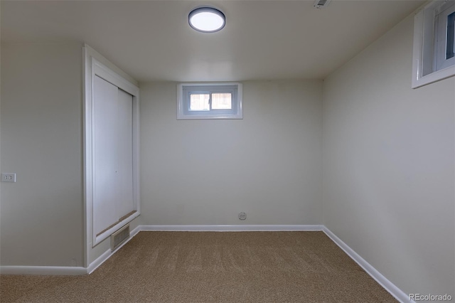3256 S Ogden St, Englewood, CO 80113 - basement featuring carpet flooring and baseboards