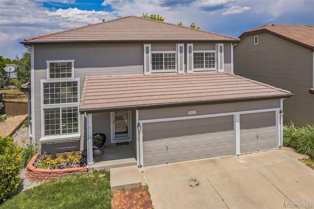 4807 Fenwood Dr, Highlands Ranch, CO 80130 - view of front of home with an attached garage and driveway