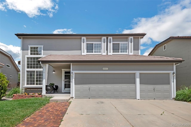 4807 Fenwood Dr, Highlands Ranch, CO 80130 - traditional-style house featuring concrete driveway and a garage