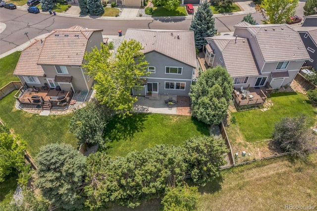 4807 Fenwood Dr, Highlands Ranch, CO 80130 - view from above of property