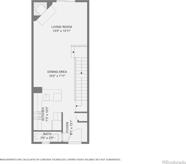 8197 S Fillmore Way, Centennial, CO 80122 - property floor plan
