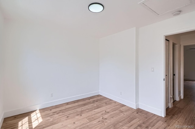 8197 S Fillmore Way, Centennial, CO 80122 - spare room with light wood-type flooring and a smoke detector