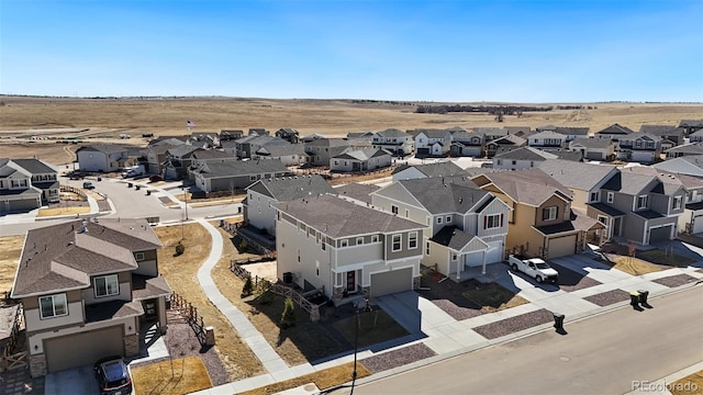 birds eye view of property featuring a residential view