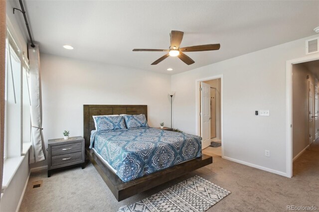 19221 E 65th Ave, Denver, CO 80249 - carpeted bedroom featuring recessed lighting and a ceiling fan