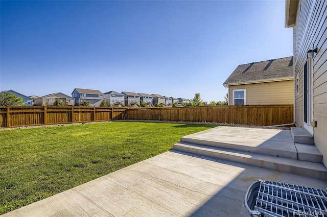 1464 Moraine Valley Dr, Severance, CO 80550 - fenced backyard featuring a residential view and a patio