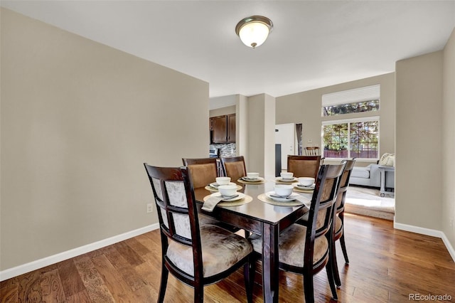 5415 Spruce Ave, Castle Rock, CO 80104 - dining area featuring wood finished floors and baseboards