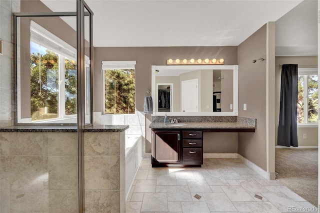 5415 Spruce Ave, Castle Rock, CO 80104 - bathroom featuring vanity and a garden tub