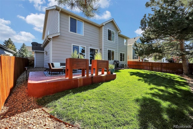 5415 Spruce Ave, Castle Rock, CO 80104 - back of property with a fenced backyard