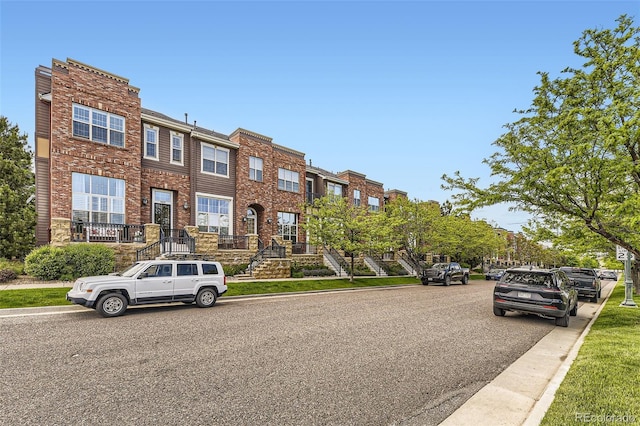 10311 Belvedere Ln, Lone Tree, CO 80124 - view of front of house with brick siding