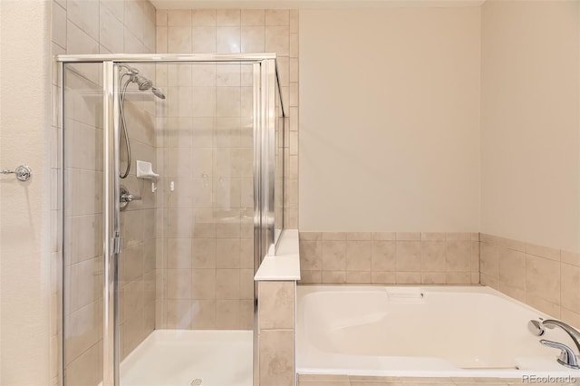 10311 Belvedere Ln, Lone Tree, CO 80124 - full bath with a shower stall and a bath
