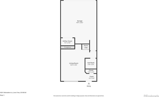10311 Belvedere Ln, Lone Tree, CO 80124 - floor plan / room layout