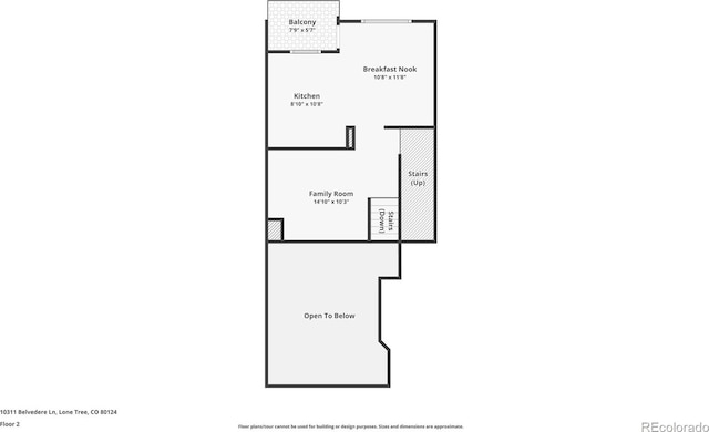 10311 Belvedere Ln, Lone Tree, CO 80124 - home floor plan